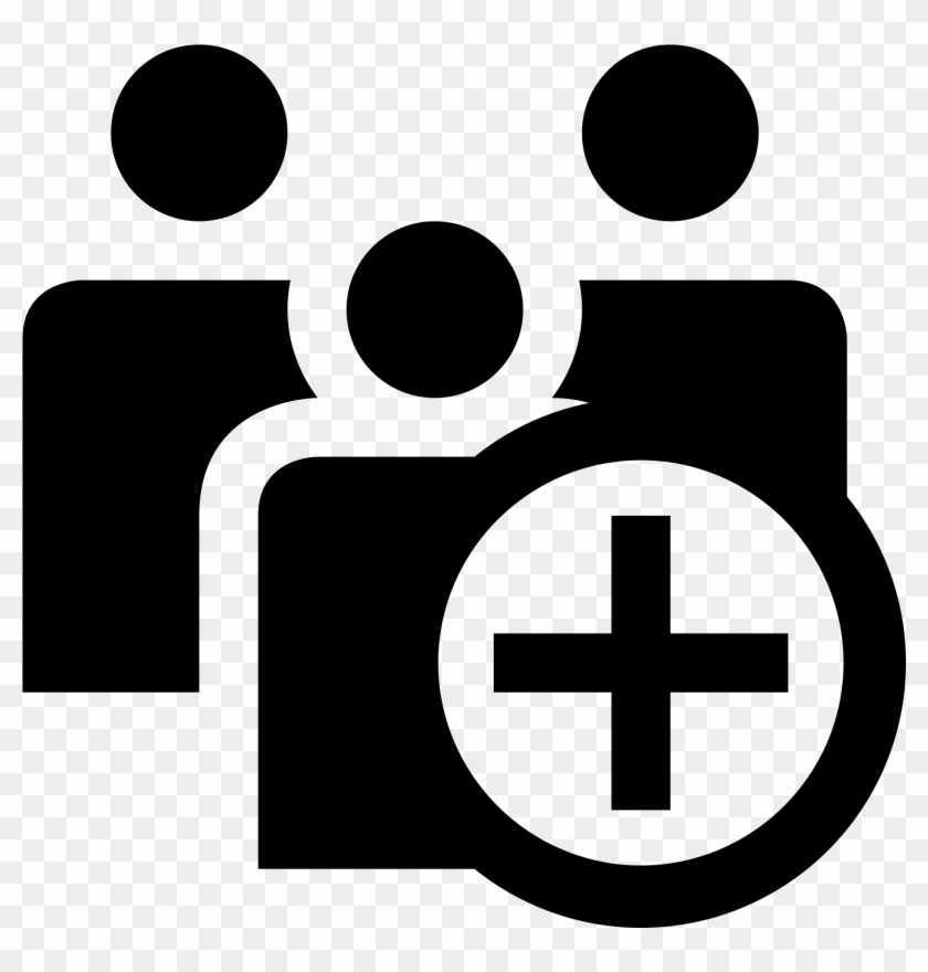 Clipart Freeuse Stock File Half Add Wikimedia Commons - Add Group Icon Png Transparent Png