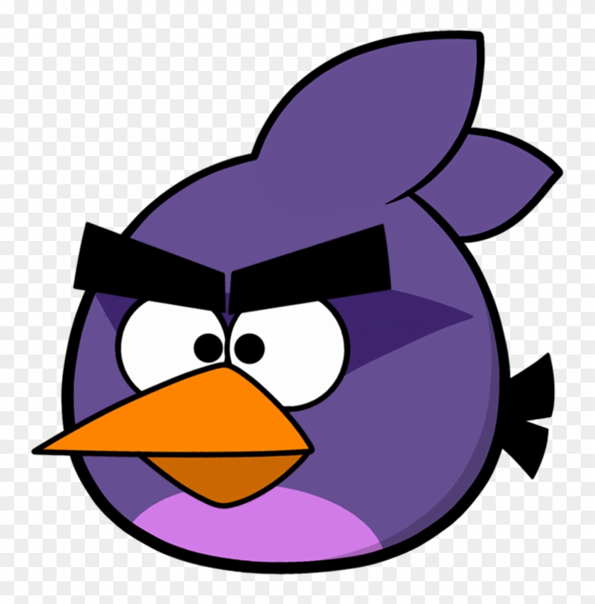 Angry Birds Png - Angry Birds Purple Bird Clipart #2354775