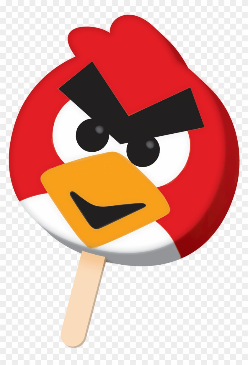 Angry Birds Ice Pops With Angry Birds Face Bar Scoops2u - Angry Birds Ice Cream Popsicle Clipart #2354868
