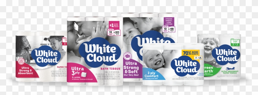 White Cloud Product Family - White Cloud Paper Towels Clipart