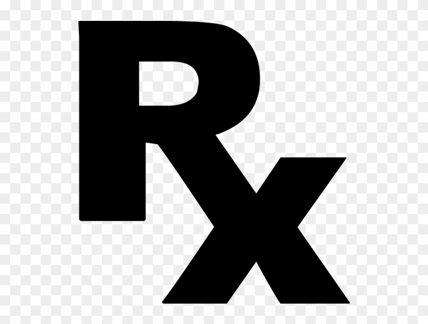 Rx Symbol Black Bold Plain, Image, Ipharmd - Medical Rx Logo Png Clipart #2355873