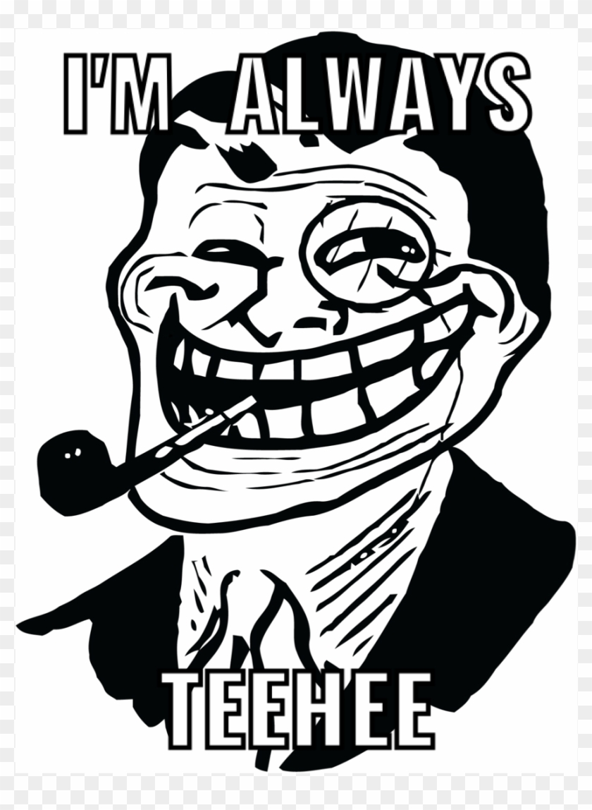 Backgrounds For Dreamworks Troll Face Black Background - Troll Face Clipart