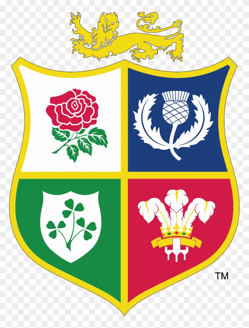 Bi Lions Logo - British And Irish Lions Badge Clipart #2356123