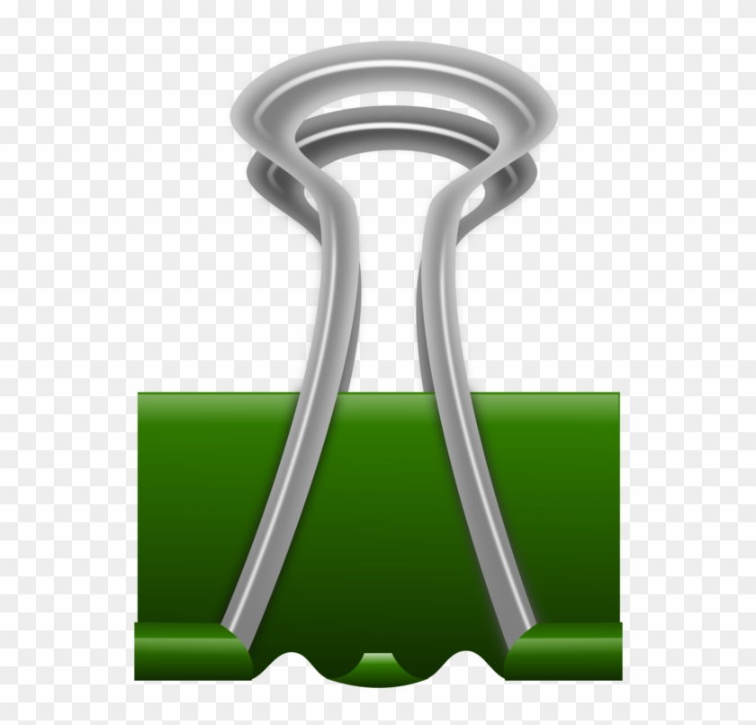 Paper Clip Computer Icons Binder Clip Ring Binder - Clipart Binder Clip Png Transparent Png