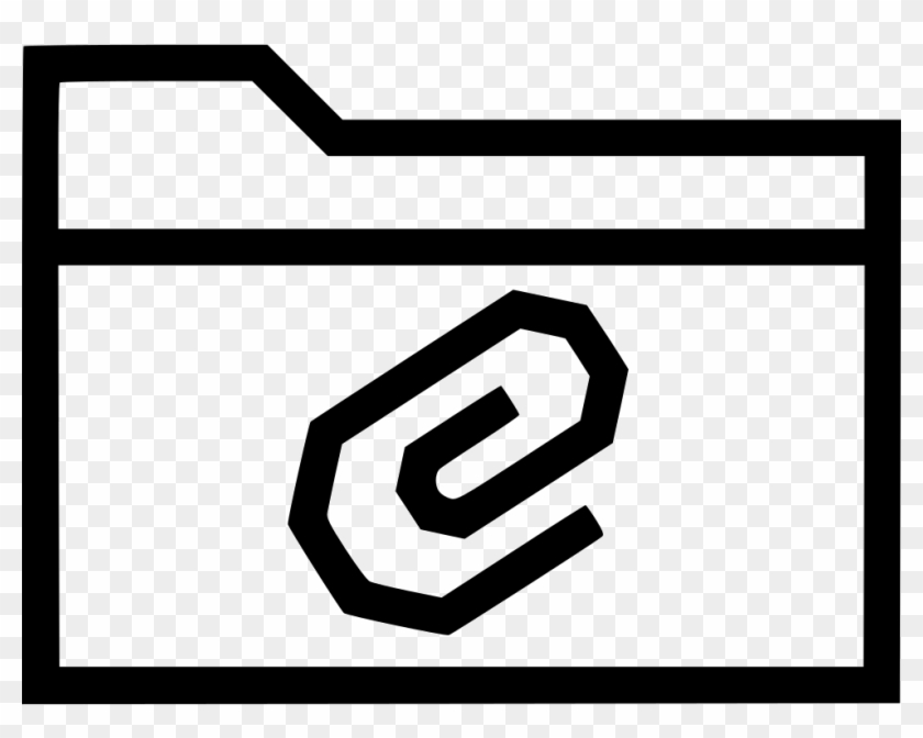 Folder Collection Attachment Attach Paper Clip Comments - Task Folder Icon Png Transparent Png