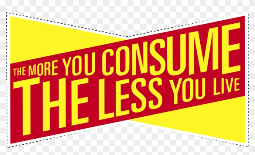 Consume Less - Buy Nothing Day 2018 Clipart