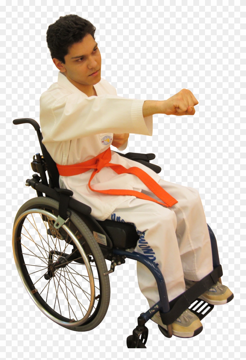 Male Wheelchair Punch - Wheelchair Clipart