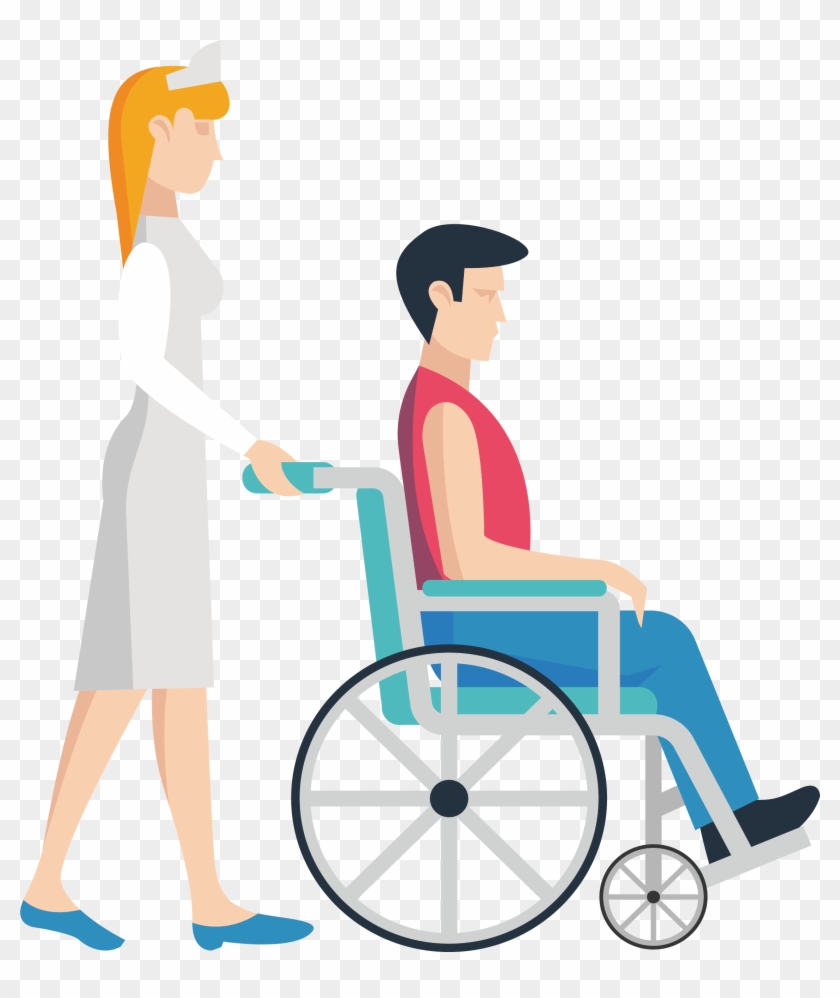 Image Black And White Stock Nursing Clip Art Push The - Clip Art - Png Download