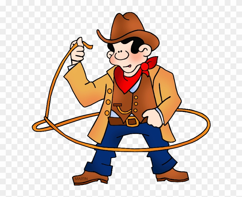 Free Toys And Games Clip Art By Phillip Martin, Lasso - Phillip Martin Clipart Cowboy - Png Download #2357702