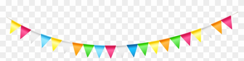 Clip Freeuse Download Party Png Clip Art - Transparent Carnival Flag Banner