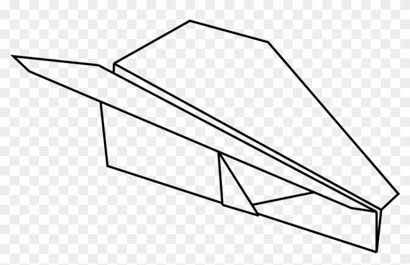 Picture Transparent Huge Collection Of Download More - Diagram Of A Paper Airplane Clipart