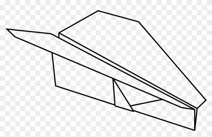 Picture Transparent Huge Collection Of Download More - Diagram Of A Paper Airplane Clipart #2357847
