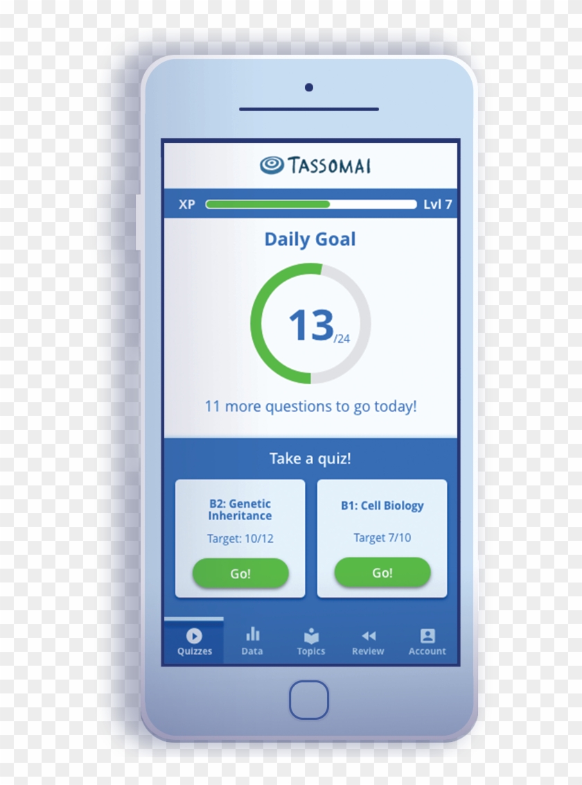 Tassomai Mobile Phone With App Clipart