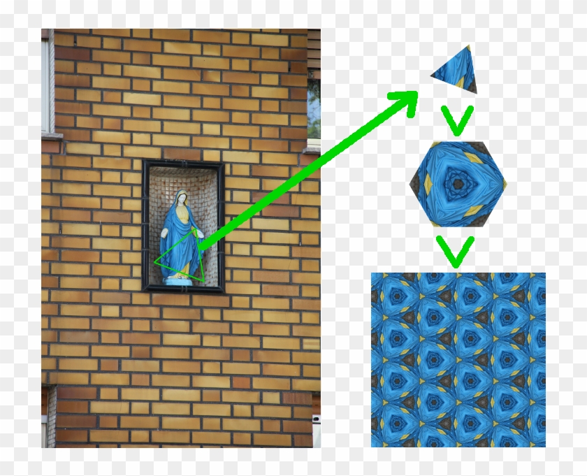 Electric Blue Hexagonal Pattern - Brickwork Clipart #2358371