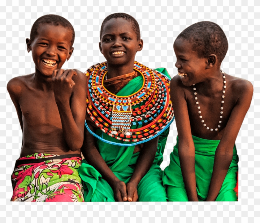 Three Happy African Boys - Tribe Clipart #2358670