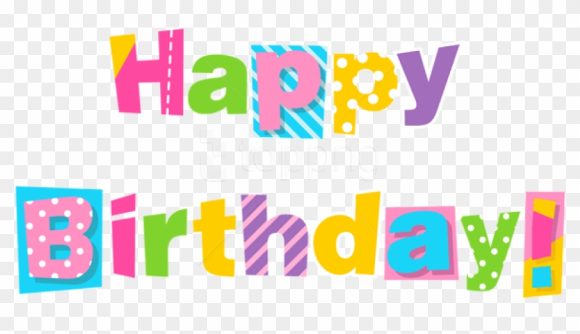 Free Png Download Colorful Happy Birthday Png Images - Transparent Happy Birthday Clipart #2359009