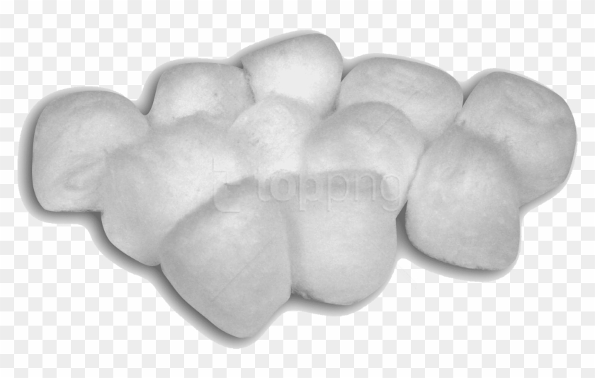 picture Black And White Slime Clipart free png download cotton ball png
