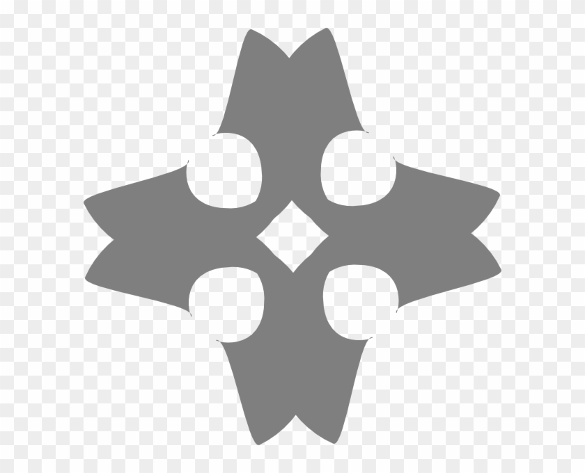 Free Vector Heraldic Cross Clip Art - Medieval Heraldic Symbol Png Transparent Png #2360453