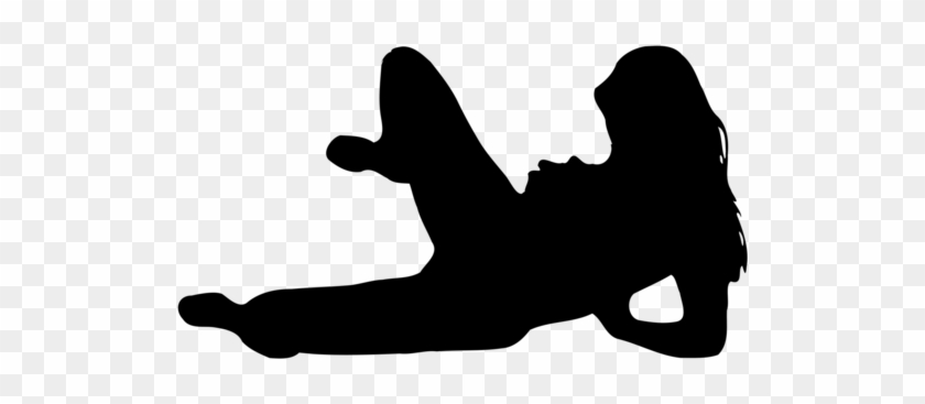 Silhouette Woman Drawing Person - Silhouette Clipart #2360964