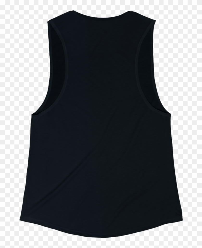 Icon Tank Top - Women's Black Muscle Shirt Clipart #2361007