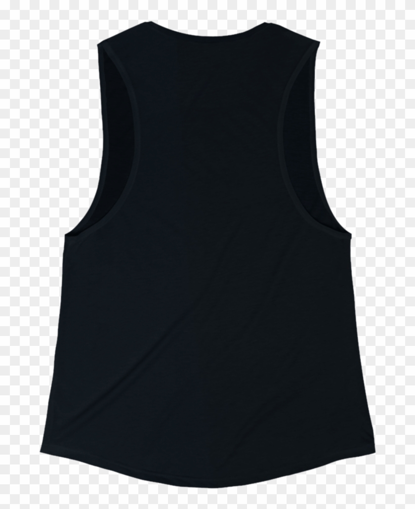 Icon Tank Top - Women's Black Muscle Shirt Clipart