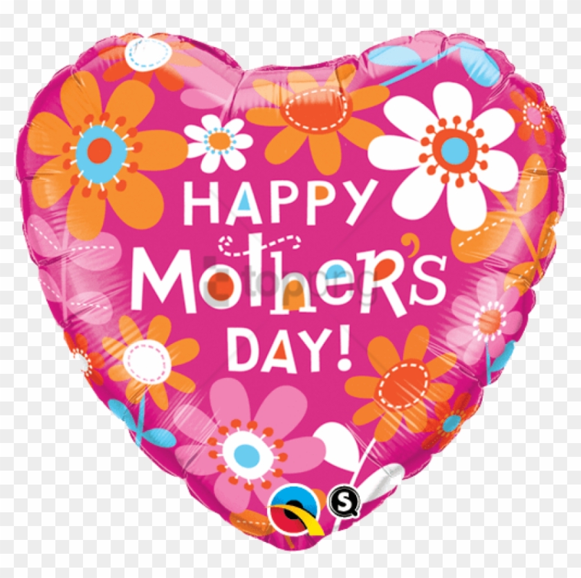 Free Png Download Happy Mothers Day Heart Shape Balloon - Decoration Of Mother's Day Balloon Clipart