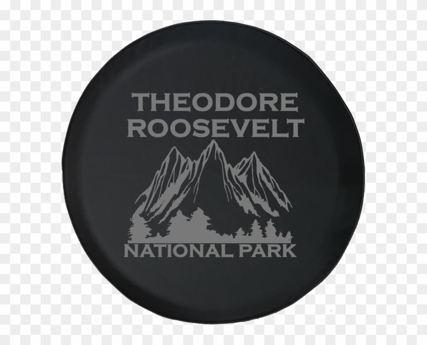 Jeep Tire Cover With Theodore Roosevelt National - Emblem Clipart