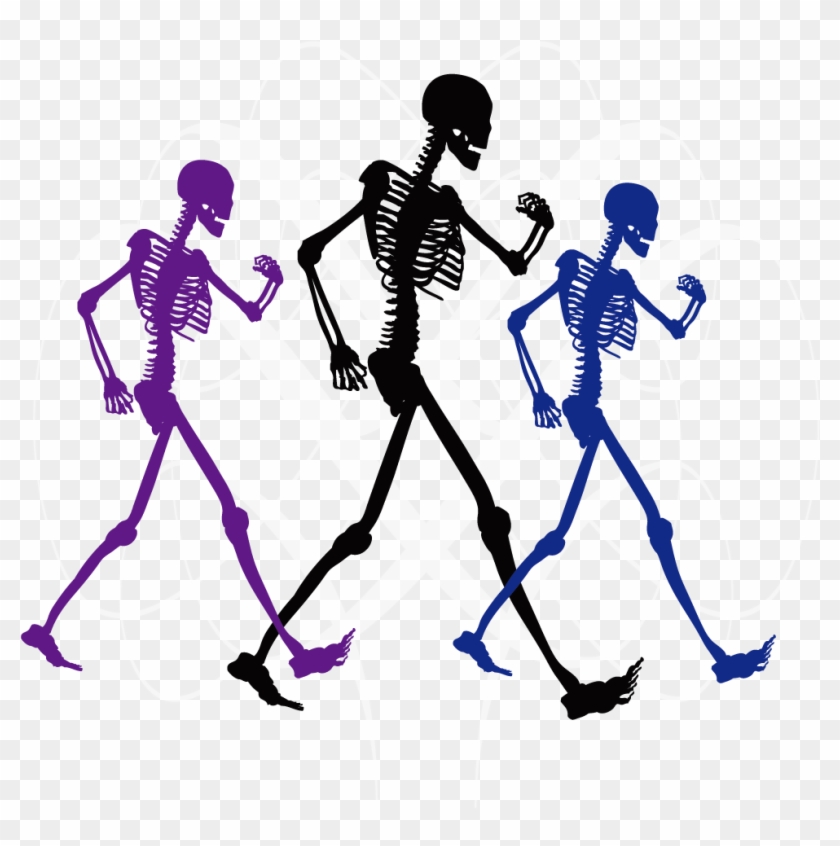Walking User Story Mapping Discover Whole Story, Build - Skeleton Walking Black And White Clipart