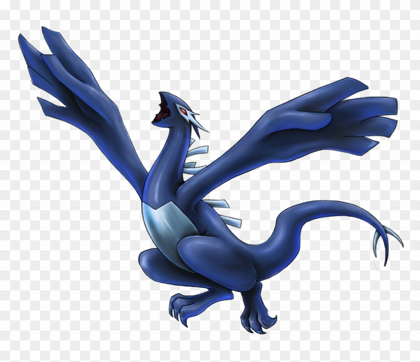 Shadow Lugia Alone - Pokemon Lugia Next Stage Clipart