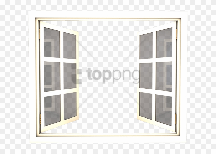 Free Png Glass Frame Png Transparent Png Image With - Open Window 3d Png Clipart #2363684