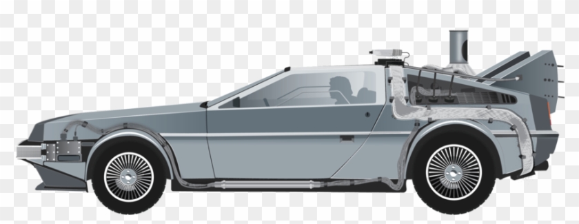 Car 2 - Delorean Dmc-12 Clipart