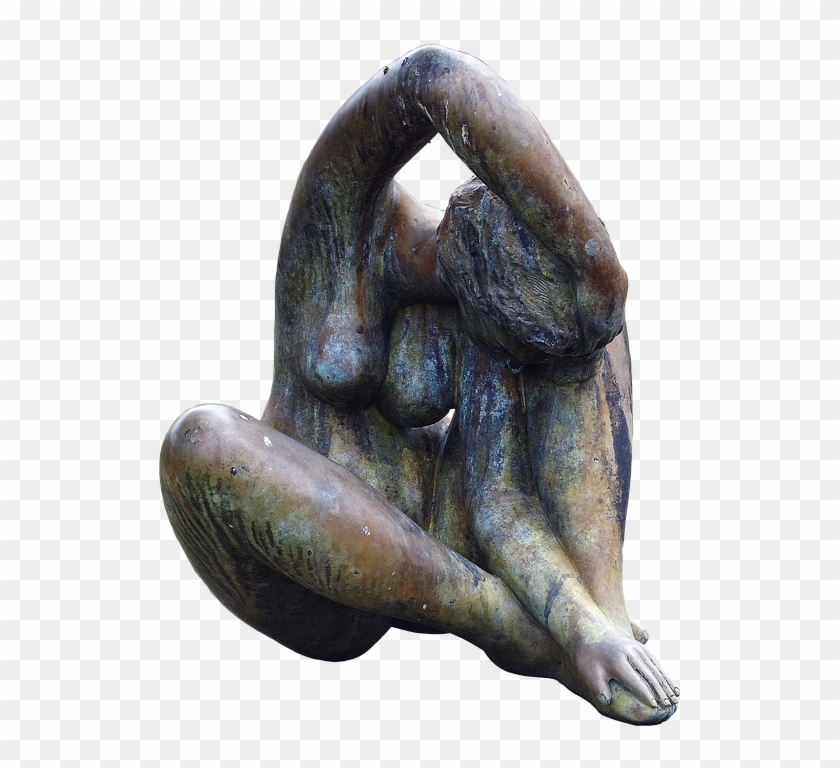 Sculpture, Female, Bronze Statue, Feminine, Statue - Statue Png Hands Clipart