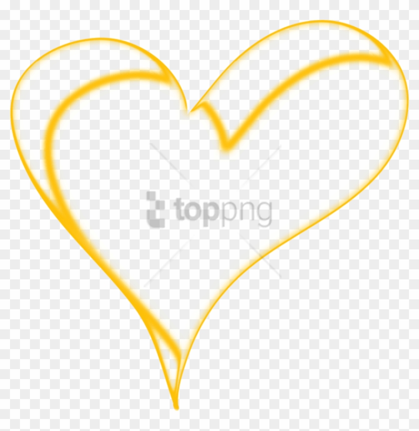 Free Png Gold Line Clip Art Png Image With Transparent - Icon Png Love Gold