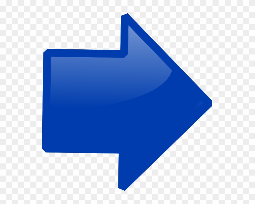 Blue Arrow Right Clip Art - Blue Right Arrow Icon - Png Download