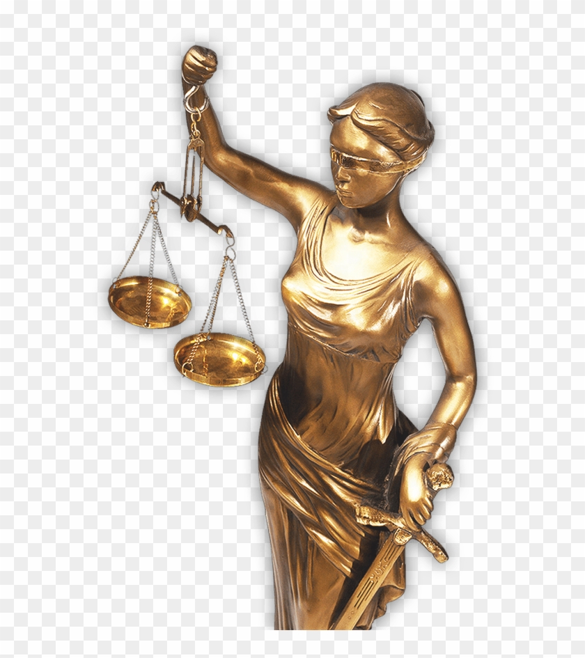 Justice Png - Gold Lady Of Justice Png Clipart (#2364753) - PikPng