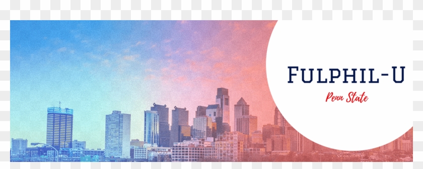 Fulphil-u @ Penn State - Philly Skyline Banner Clipart #2365102