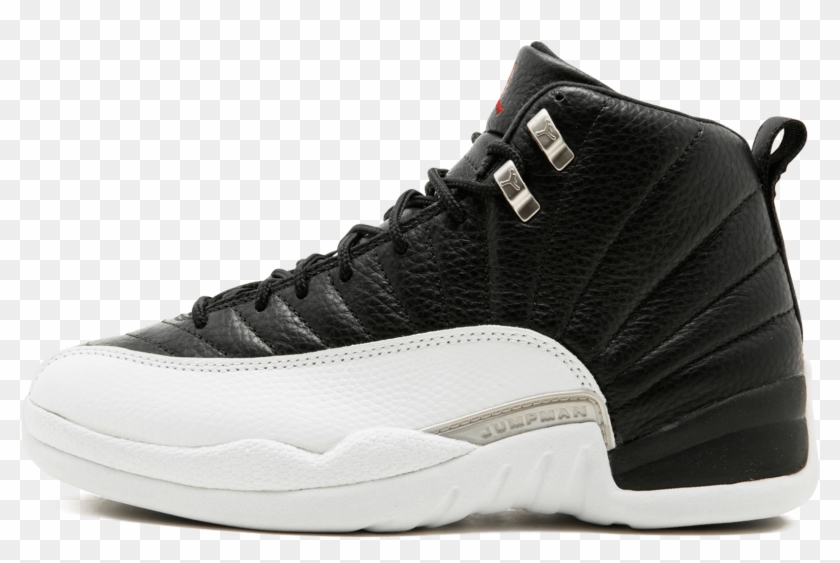 Air Jordan Xii 136001 061 Air Jordan 12 Sku - Michael Jordan Shoes 12 Black White Clipart