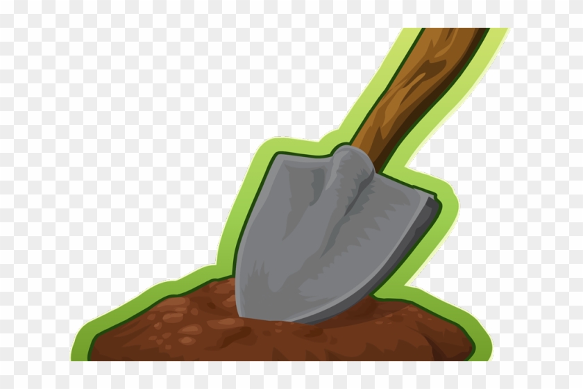 Sand Clipart Dirt Pile - Shovel - Png Download
