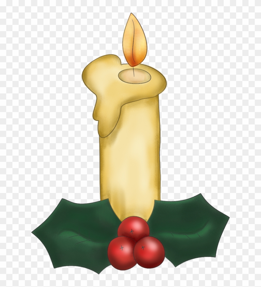 Psptubezdotcom 002 - Christmas Candle Clip Art - Png Download