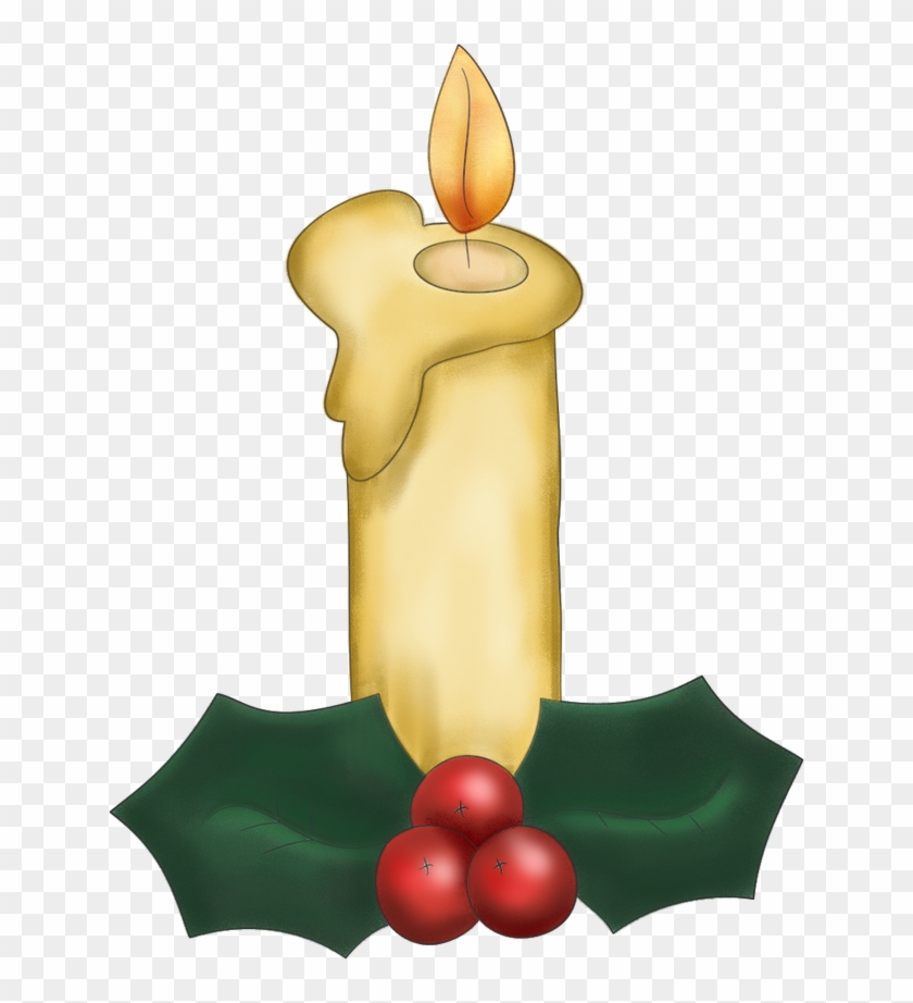 Psptubezdotcom 002 - Christmas Candle Clip Art - Png Download #2365712
