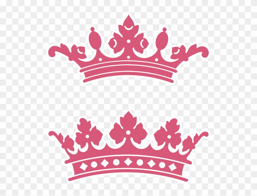 Pink Crowns Photo By Anderson101103 - Princess Crown Silhouette Png Clipart