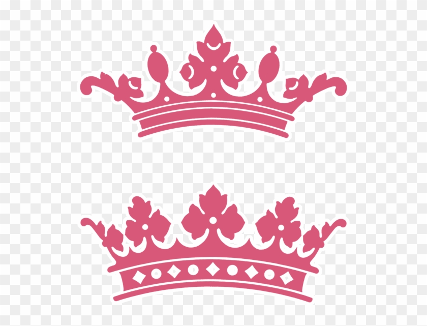 Pink Crowns Photo By Anderson101103 - Princess Crown Silhouette Png Clipart