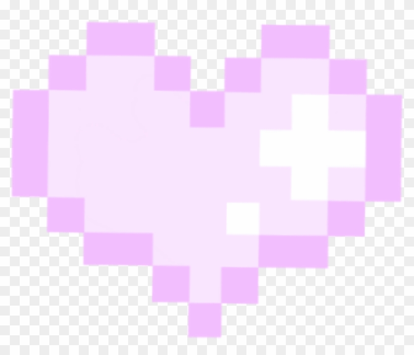 Pastel Pixel Transparent - Purple Pixel Heart Png Clipart #2366125