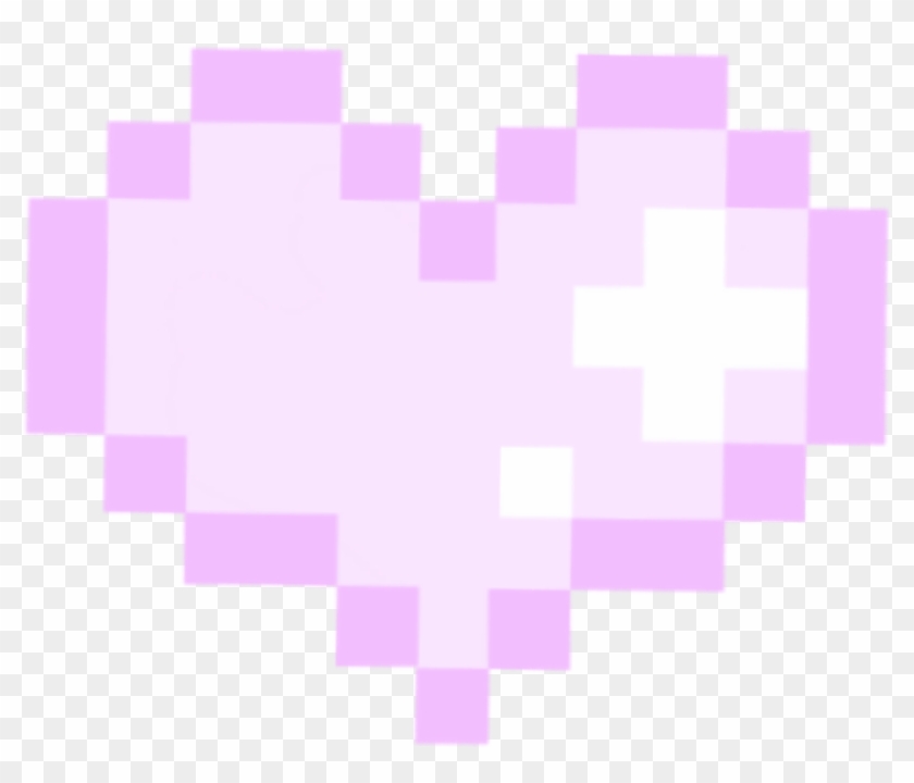 Pastel Pixel Transparent - Purple Pixel Heart Png Clipart