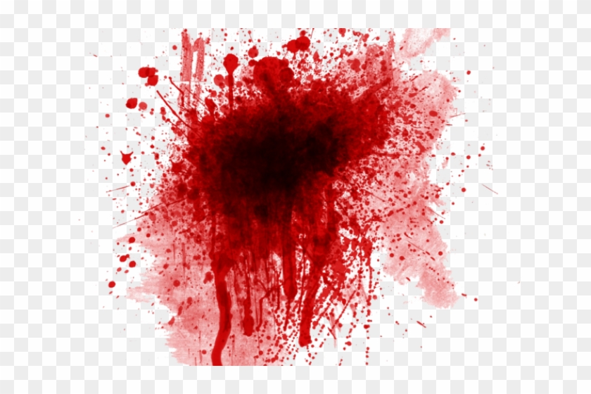 Blood Splat - Blood Splatter Psd Clipart