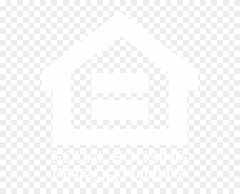 Equal Housing Logo All White - Poster Clipart
