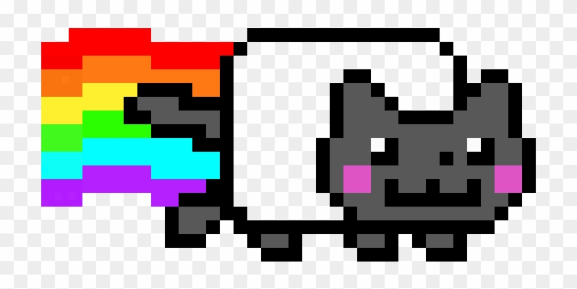 Nyan Cat 800 X 200 Pixel Clipart 2366739 Pikpng