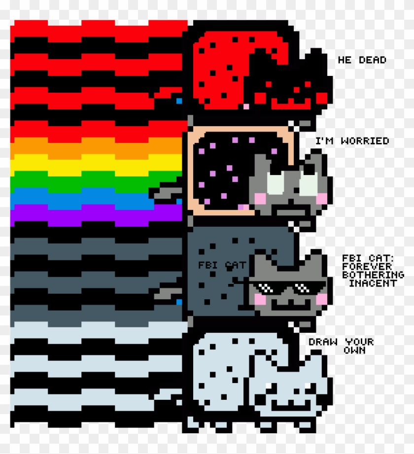 Draw Nyan Cat Clipart #2366747