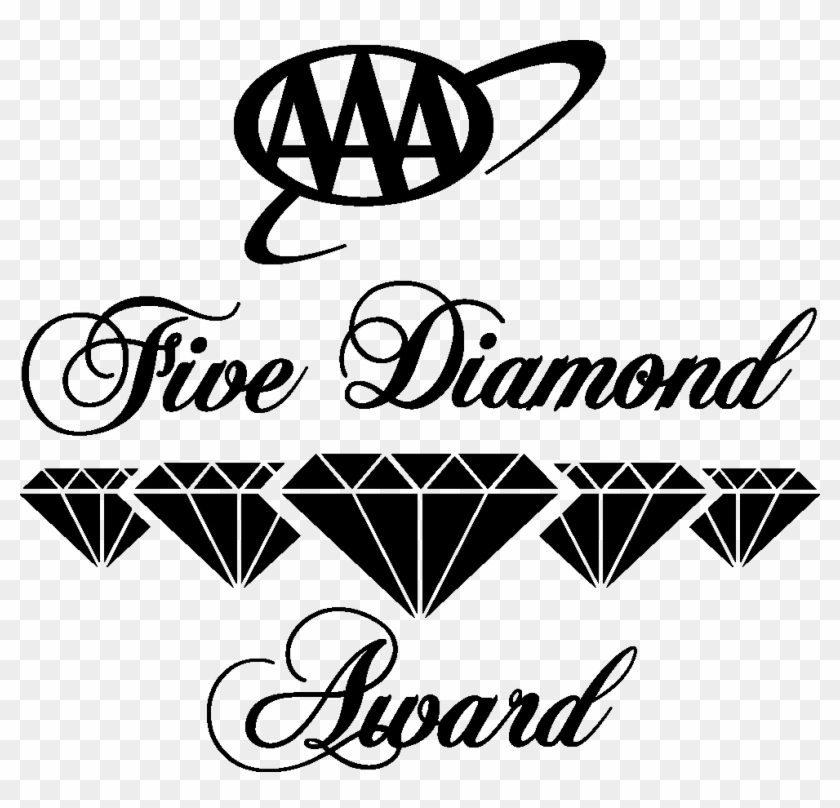 Aaa Five Diamond Award Black - Aaa Four Diamond Clipart