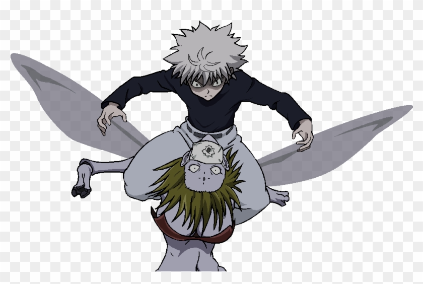 Killua V Mosquito By Doryphish - Cartoon Clipart #2367115